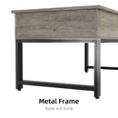 GAOMON Lift Top Coffee Table with Hidden Storage - Grey