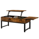 GAOMON Lift Top Coffee Table with Hidden Storage - Black