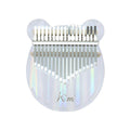 GAOMON Kalimba Acrylic 17 Key Transparent Thumb Piano - Rainbow Bear Shape