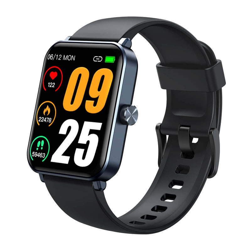 GAOMON Smart Watch 1.69" Full Touch Screen Fitness Tracker Black