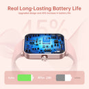 GAOMON Smart Watch 1.69" Full Touch Screen Fitness Tracker Pink