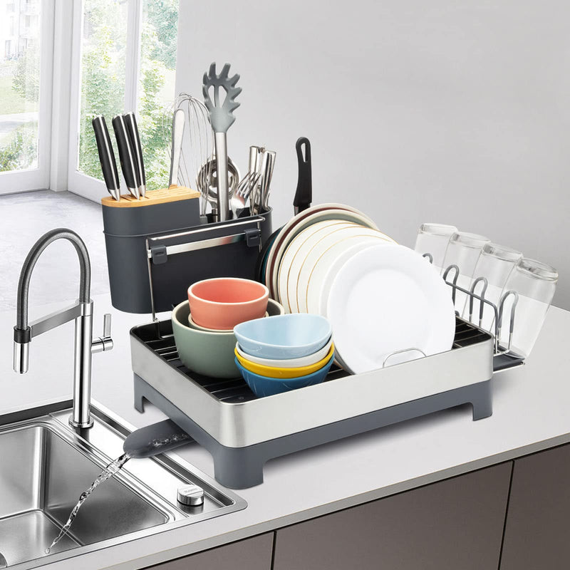 GAOMON Dish Drying Rack Stainless Steel Dish Rack Drainers for Kitchen Counter