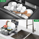 GAOMON Dish Drying Rack Stainless Steel Dish Rack Drainers for Kitchen Counter