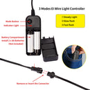 GAOMON Halloween Mask 2 colors Scary LED Mask for Halloween Cosplay Costume with Gloves