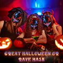 GAOMON Halloween Mask 2 colors Scary LED Mask for Halloween Cosplay Costume