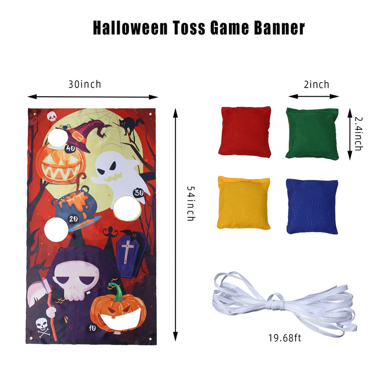 GAOMON Halloween Toss Game Banner for Halloween Party Game