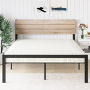 GAOMON Full Size Bed Frame with Wood Headboard