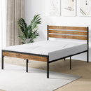 GAOMON Full Size Bed Frame with Wood Headboard