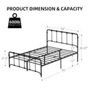 GAOMON Full Size Metal Bed Frame Platform Bed