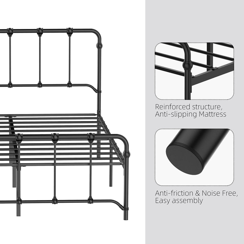 GAOMON Full Size Metal Bed Frame Platform Bed