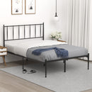 GAOMON Full Size Metal Platform Bed Frame with Headboard