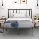 GAOMON Full Size Metal Platform Bed Frame with Headboard