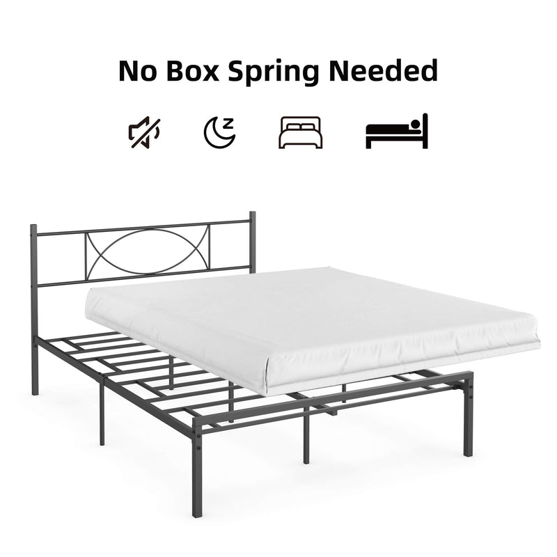 GAOMON Metal Platform Bed Frame with Sturdy Steel Bed Slats - Full Size