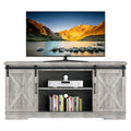 GAOMON Modern Farmhouse Sliding Barn Door TV Stand