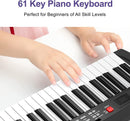 GAOMON Musical Instrument 61-Key Beginners Electric Keyboard Piano