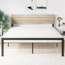 GAOMON Queen Size Bed Frame with Wood Headboard