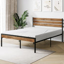 GAOMON Queen Size Bed Frame with Wood Headboard