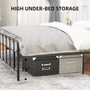 GAOMON Queen Size Metal Bed Frame Platform Bed