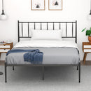 GAOMON Queen Size Metal Platform Bed Frame with Headboard