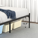 GAOMON Queen Size Metal Platform Bed Frame with Headboard