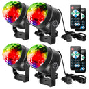 GAOMON 2Pcs Party Disco Ball Lights Sound Activated Strobe Lights