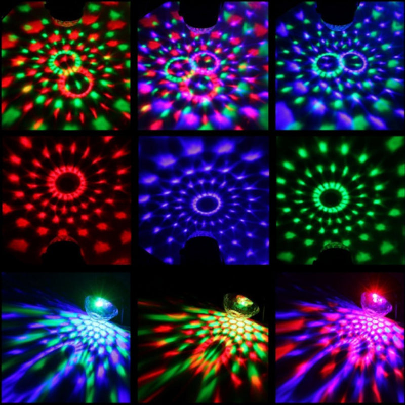 GAOMON 4Pcs Party Disco Ball Lights Sound Activated Strobe Lights