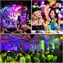 GAOMON 2Pcs Party Disco Ball Lights Sound Activated Strobe Lights