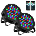 LITAKE Party Lights 36 LED RGB Stage Lights 2 Packs