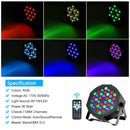 GAOMON Party Lights 36 LED RGB Stage Lights 2 Packs