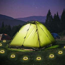GAOMON Solar Disk Lights 12LED IP65 Waterproof Solar Ground Lights