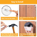 GAOMON 8 Packs Solar Fence Post Lights for Garden Yard