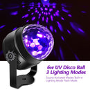 GAOMON 1PC UV Black Light 6W LED Disco Ball Party Lights
