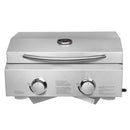 ZOKOP TG-12U Stainless Steel Oven Gas Oven Double Row Double Head Small Oven Silver