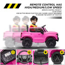 GAOMON 12V Battery Powered Ride on Car Electric Vehicles - Pink