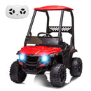 GAOMON Battery Powered Ride on Car Electric Vehicles - Red with Tent