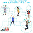 GAOMON 133pcs Fort Building Kit for Kids STEM Fort Toys