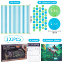 GAOMON 133pcs Fort Building Kit for Kids STEM Fort Toys