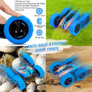 GAOMON RC Stunt Car Watch Gesture Sensor Car 4WD 360° Rotating Car Blue
