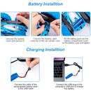 GAOMON RC Stunt Car Watch Gesture Sensor Car 4WD 360° Rotating Car Blue