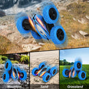GAOMON 2pack RC Stunt Car Remote Control Car 1165A 360 Rotating Vehicle Blue & Red