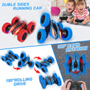 GAOMON 2pack RC Stunt Car Remote Control Car 1165A 360 Rotating Vehicle Blue & Red