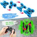 GAOMON 2Pack RC Stunt Car Watch Gesture Sensor Car Blue+Green