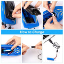 GAOMON 2PACK 10km/H 2.4G High Speed Remote Control Boats Blue+Yellow