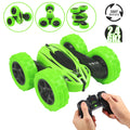 GAOMON Remote Control Car 1165A RC Stunt Car Toy 360 Rotating Vehicle Green