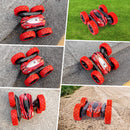 GAOMON Remote Control Car RC Stunt Car Double Sided Crawler Vehicle Red