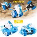 GAOMON 2Pack Remote Control Car RC Stunt Cars Yellow & Blue