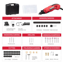 GAOMON 88pcs Rotary Tool Kit 1.5Amp Variable Speed with Flex Shaft DIY Projects