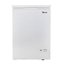 ZOKOP BD-100 100L Single Door Horizontal Freezer AC115V 60Hz Freezing Refrigerator White