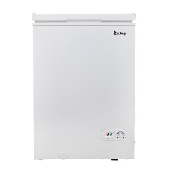 ZOKOP BD-100 100L Single Door Horizontal Freezer AC115V 60Hz Freezing Refrigerator White