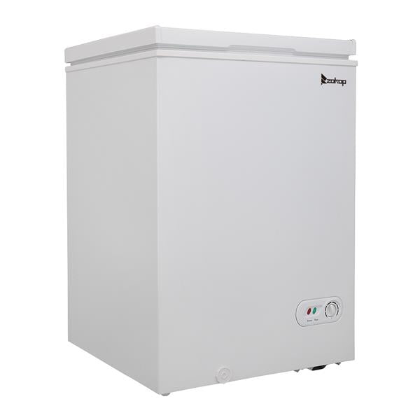 ZOKOP BD-100 100L Single Door Horizontal Freezer AC115V 60Hz Freezing Refrigerator White